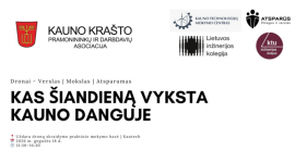 KTU Inžinerijos licėjus – renginyje apie dronus, verslą ir atsparumą
