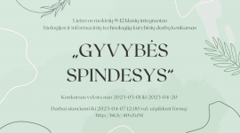Lietuvos mokinių integruotas biologijos ir informacinių technologijų kūrybinių darbų konkursas „Gyvybės spindesys“