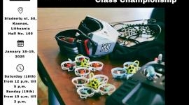 Sausio 18 d. – 19 d. DR-5.0 Tinywhoop lenktynės: greičiausi dronai ir įspūdingiausi pilotai Kaune